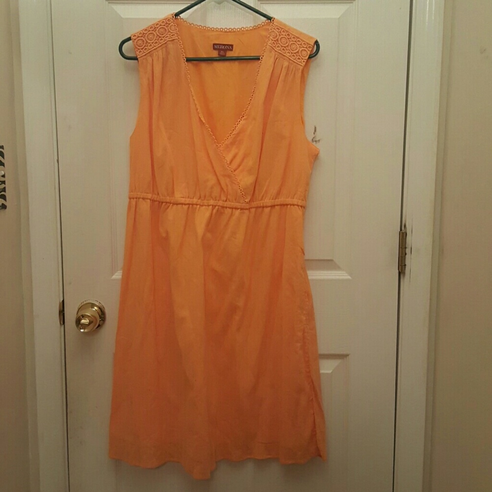 Orange dress